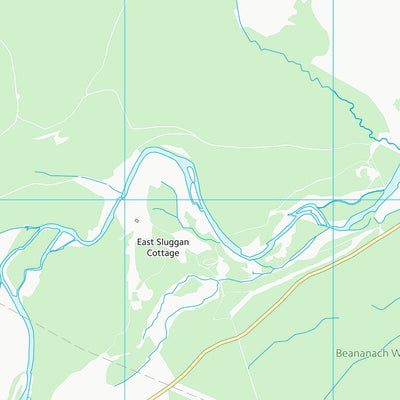 UK Topographic Maps Highland (NH82) digital map