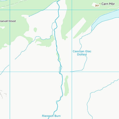 UK Topographic Maps Highland (NH84) digital map