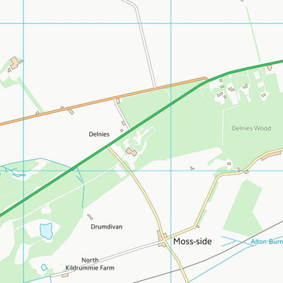 UK Topographic Maps Highland (NH85) digital map