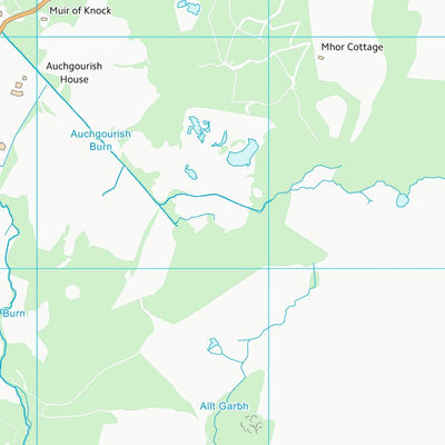 UK Topographic Maps Highland (NH91) digital map