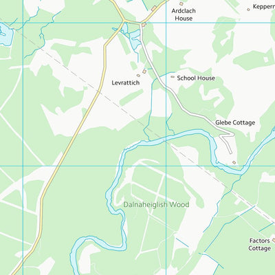 UK Topographic Maps Highland (NH94) digital map