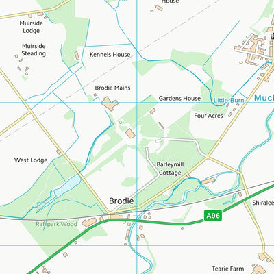 UK Topographic Maps Highland (NH95) digital map