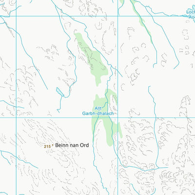UK Topographic Maps Highland (NM46) digital map
