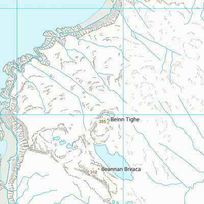 UK Topographic Maps Highland (NM48) digital map