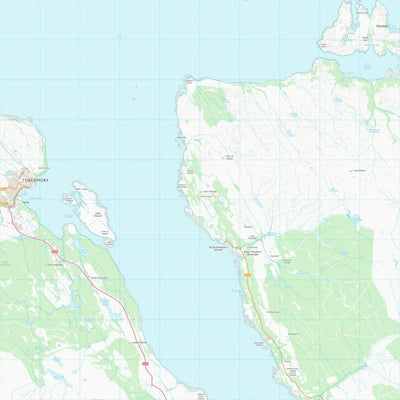 UK Topographic Maps Highland (NM55) digital map