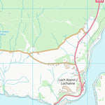 UK Topographic Maps Highland (NM64) digital map
