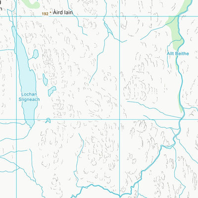 UK Topographic Maps Highland (NM66) digital map