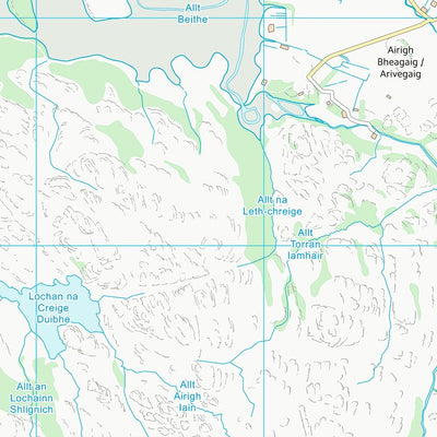UK Topographic Maps Highland (NM66) digital map