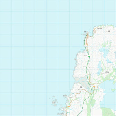 UK Topographic Maps Highland (NM69) digital map