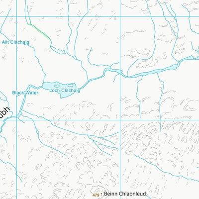 UK Topographic Maps Highland (NM75) digital map