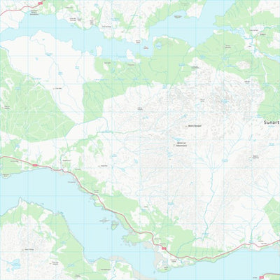 UK Topographic Maps Highland (NM76) digital map