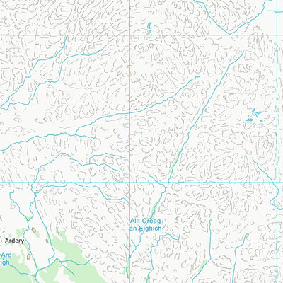 UK Topographic Maps Highland (NM76) digital map