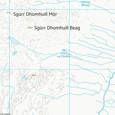 UK Topographic Maps Highland (NM77) digital map