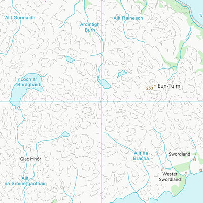 UK Topographic Maps Highland (NM79) digital map