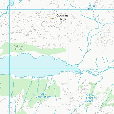 UK Topographic Maps Highland (NM88) digital map