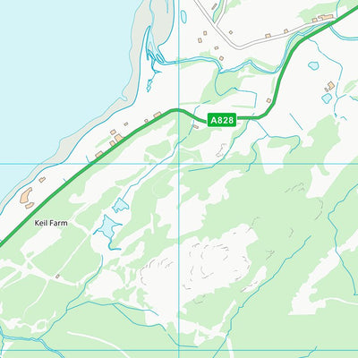UK Topographic Maps Highland (NM95) digital map