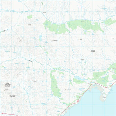 UK Topographic Maps Highland (NM96) digital map
