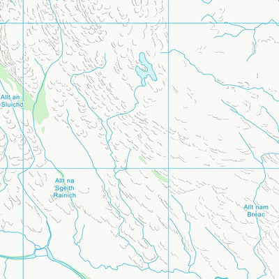 UK Topographic Maps Highland (NM96) digital map