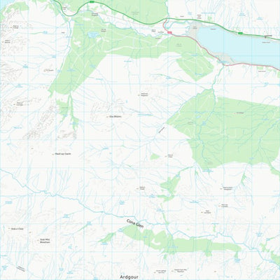 UK Topographic Maps Highland (NM97) digital map