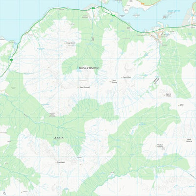 UK Topographic Maps Highland (NN05) digital map