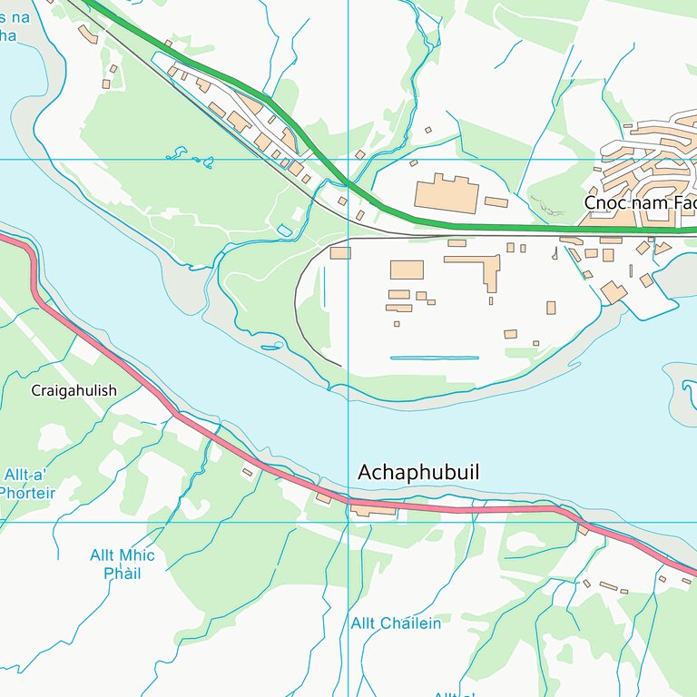 Postnet Highland Ridge Map Highland (NN07) Map by UK Topographic Maps | Avenza Maps