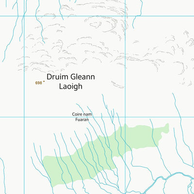 UK Topographic Maps Highland (NN08) digital map