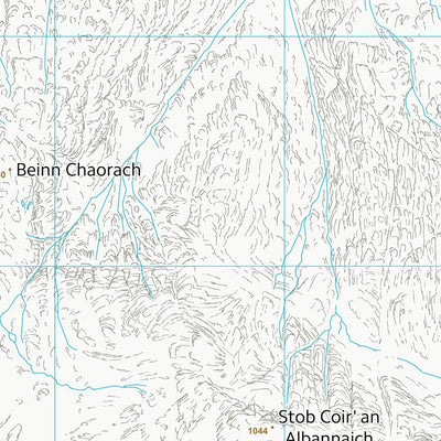 UK Topographic Maps Highland (NN14) digital map