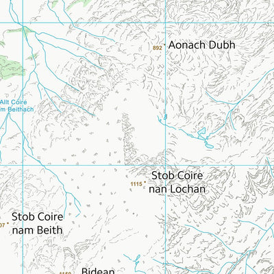 UK Topographic Maps Highland (NN15) digital map