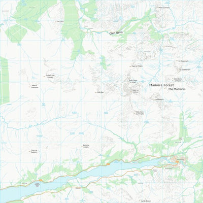 UK Topographic Maps Highland (NN16) digital map