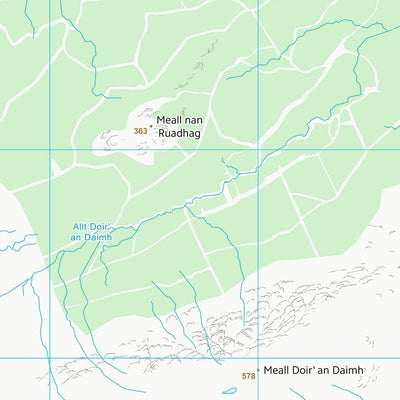 UK Topographic Maps Highland (NN19) digital map