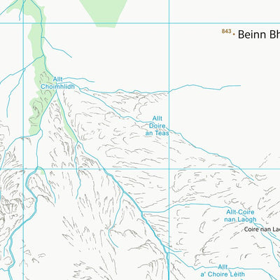 UK Topographic Maps Highland (NN27) digital map