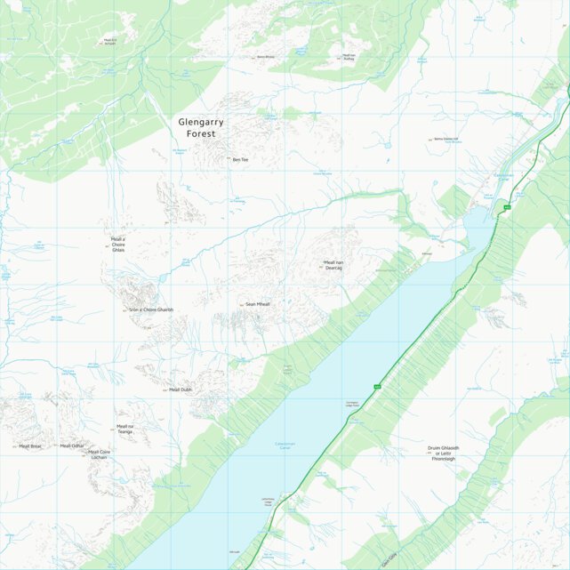 Highland (NN29) Map by UK Topographic Maps | Avenza Maps