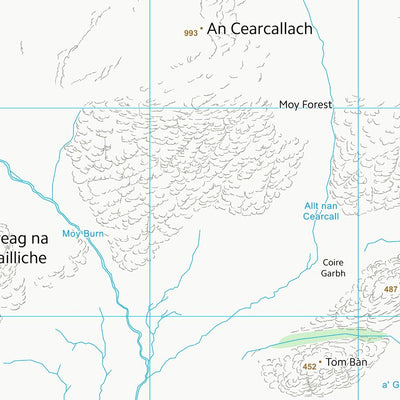 UK Topographic Maps Highland (NN48) digital map