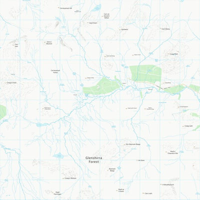 UK Topographic Maps Highland (NN49) digital map