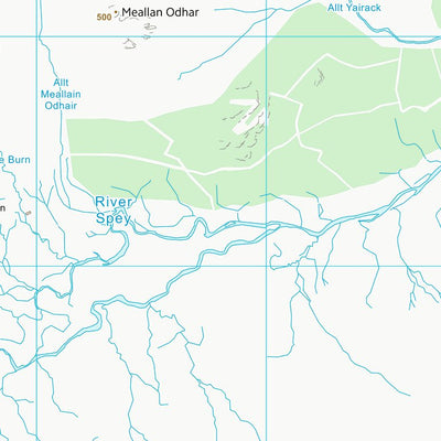 UK Topographic Maps Highland (NN49) digital map