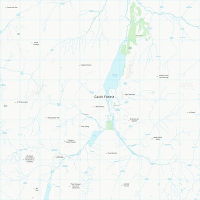 UK Topographic Maps Highland (NN78) digital map