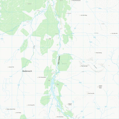 UK Topographic Maps Highland (NN89) digital map