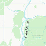 UK Topographic Maps Highland (NN89) digital map