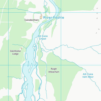 UK Topographic Maps Highland (NN89) digital map