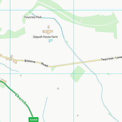 UK Topographic Maps Hinckley and Bosworth District (B) (SK30) digital map