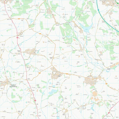 UK Topographic Maps Hinckley and Bosworth District (B) (SK40) digital map