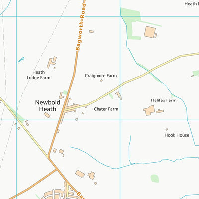 UK Topographic Maps Hinckley and Bosworth District (B) (SK40) digital map