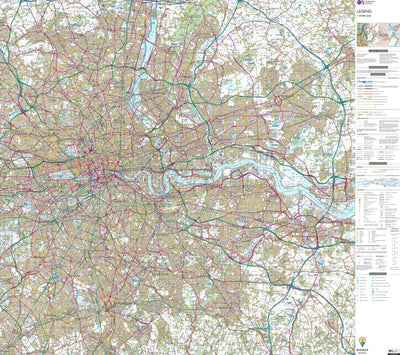 UK Topographic Maps Holbeach Hurn Ward 1 (1:50,000) digital map