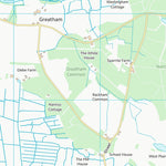 UK Topographic Maps Horsham District (TQ01) digital map