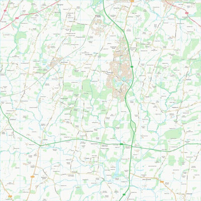 UK Topographic Maps Horsham District (TQ12) digital map
