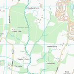 UK Topographic Maps Horsham District (TQ12) digital map