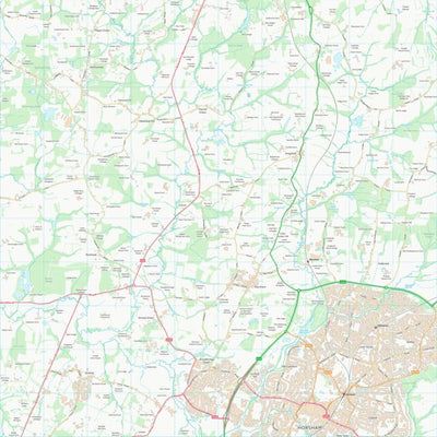 UK Topographic Maps Horsham District (TQ13) digital map