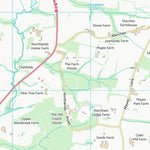 UK Topographic Maps Horsham District (TQ13) digital map