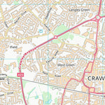 UK Topographic Maps Horsham District (TQ23) digital map
