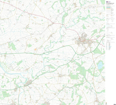 UK Topographic Maps Houghton and Irthington Ward 2 (1:10,000) digital map